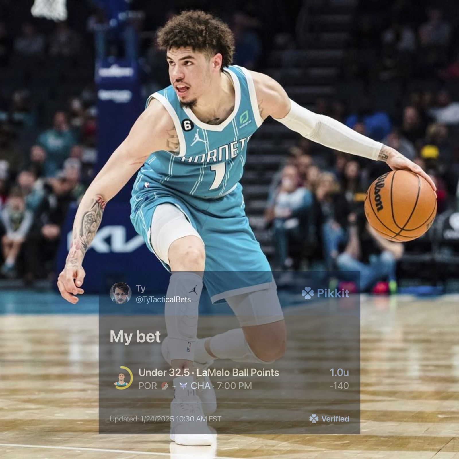 LaMelo Ball u32.5 Points (-140)